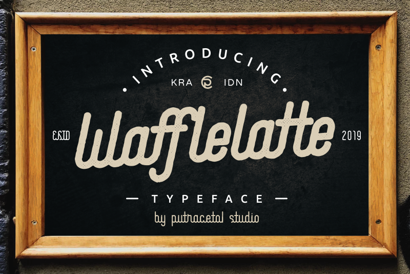 Waffle Latte Free font